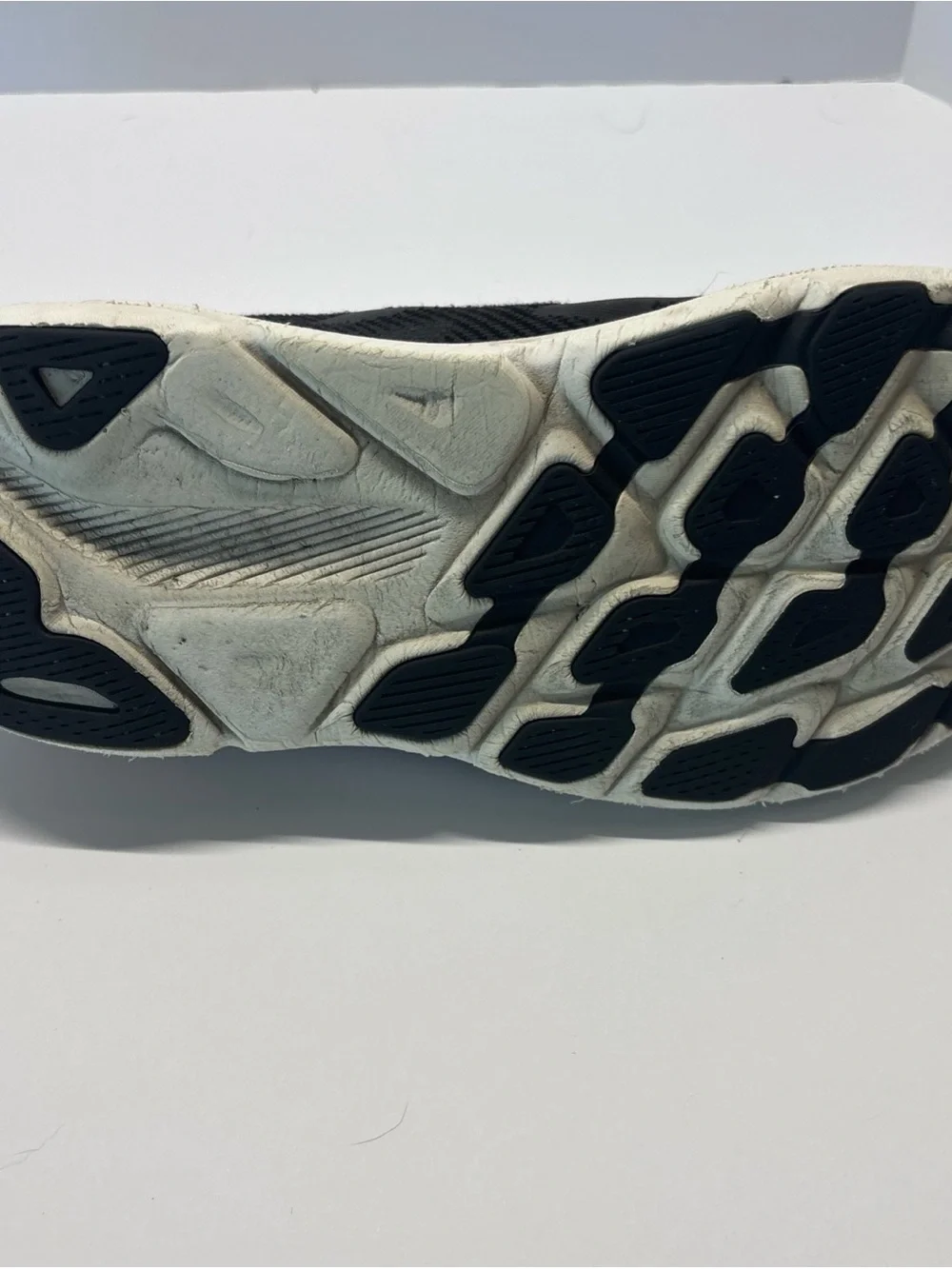 Hoka Men's Black and White Performance Running Shoe size 11